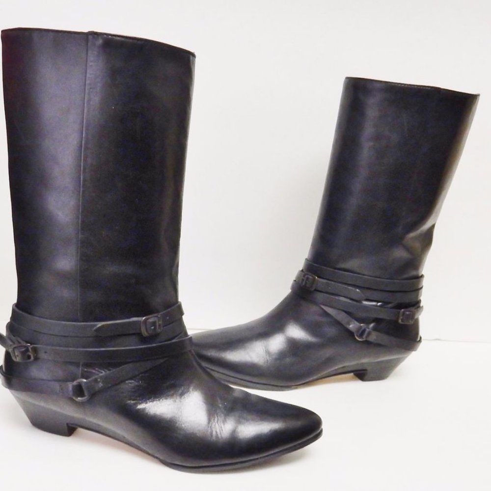 Frye Sunny Multi Strap Mid Calf Boots 8.5